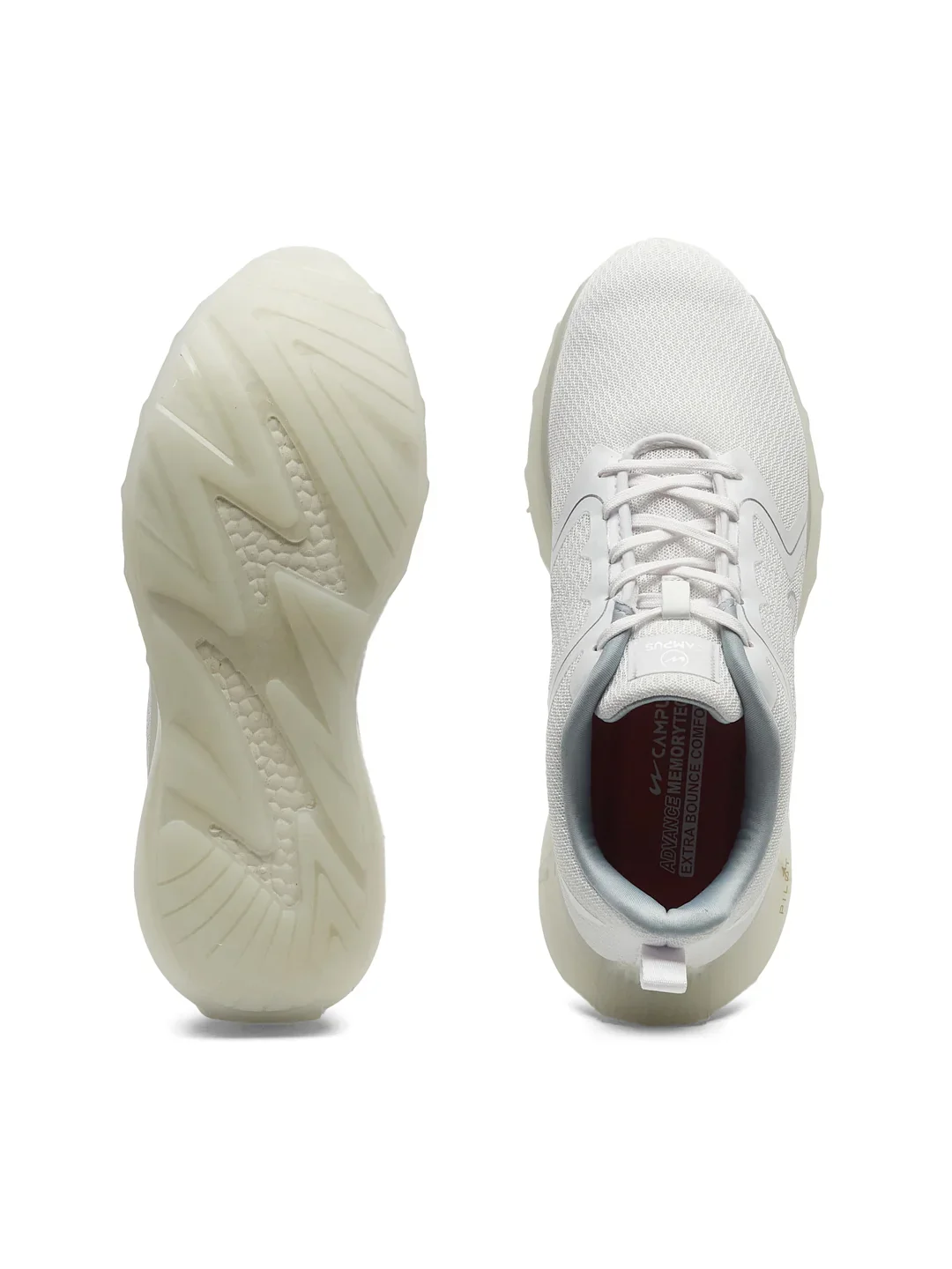 GAVIN White Men's Running Shoes - Image 5