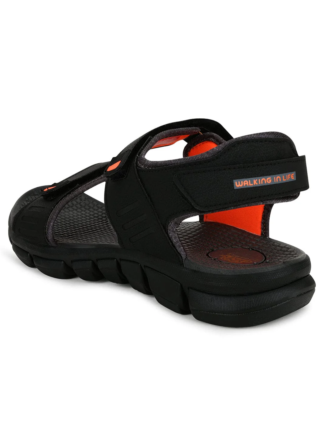GC-02 Black Men's Sandals - Image 3