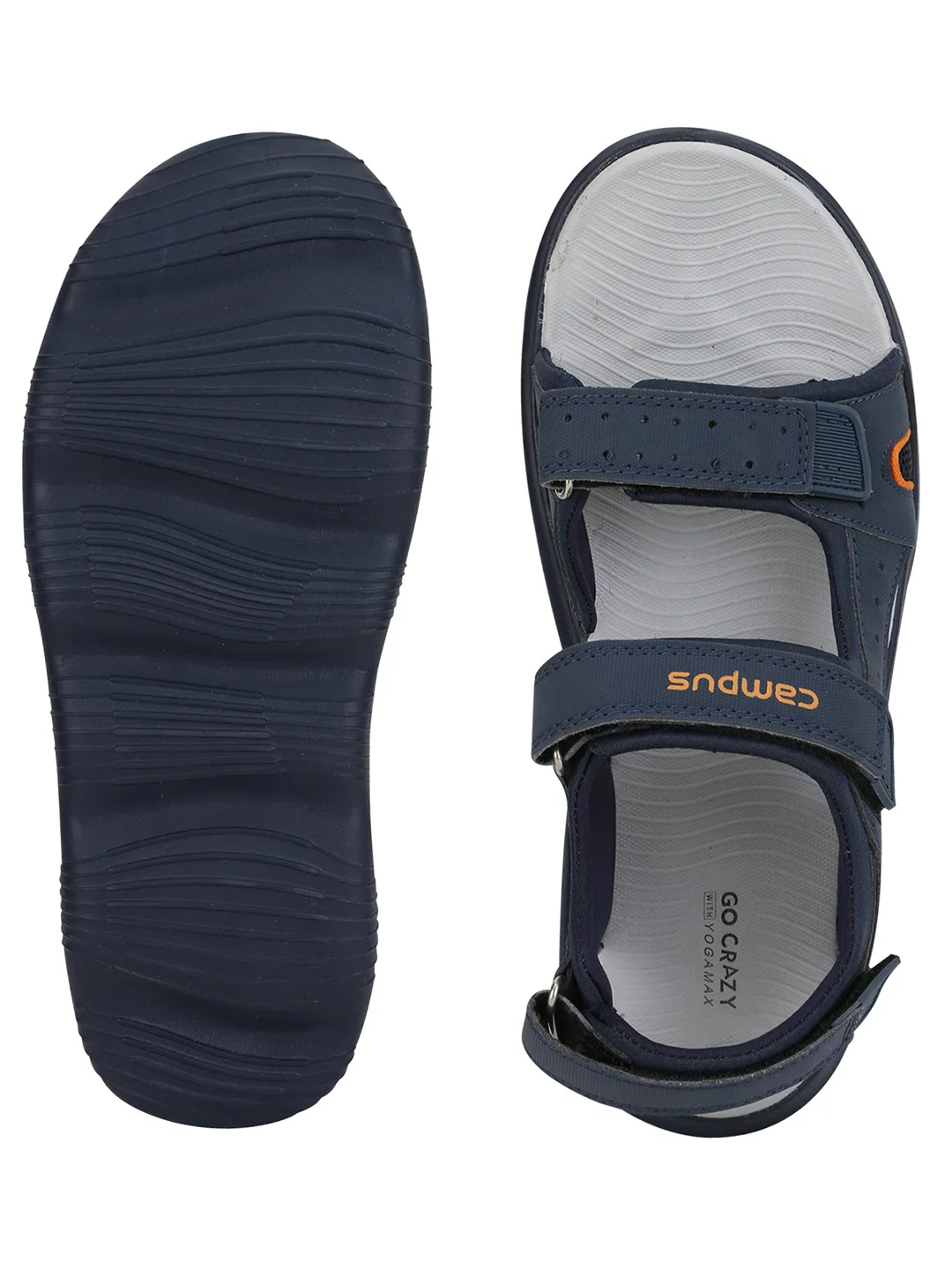GC-04 (B) Navy Men's Sandals - Image 4