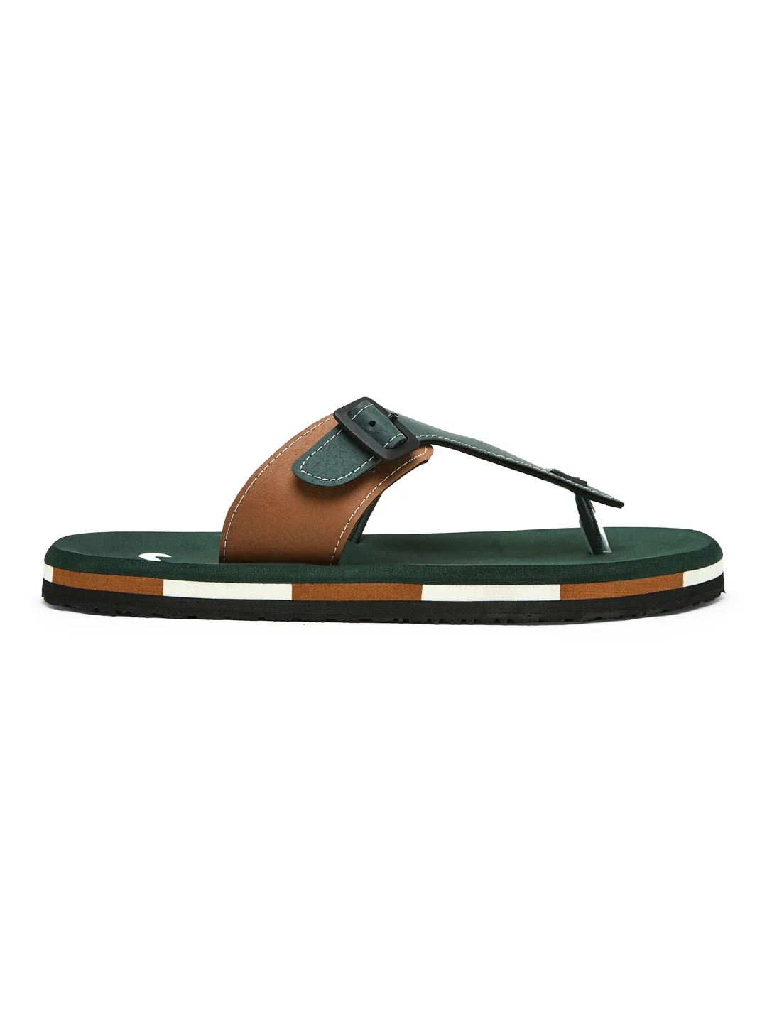 GC-1084 Green Men's Flip Flops - Image 2