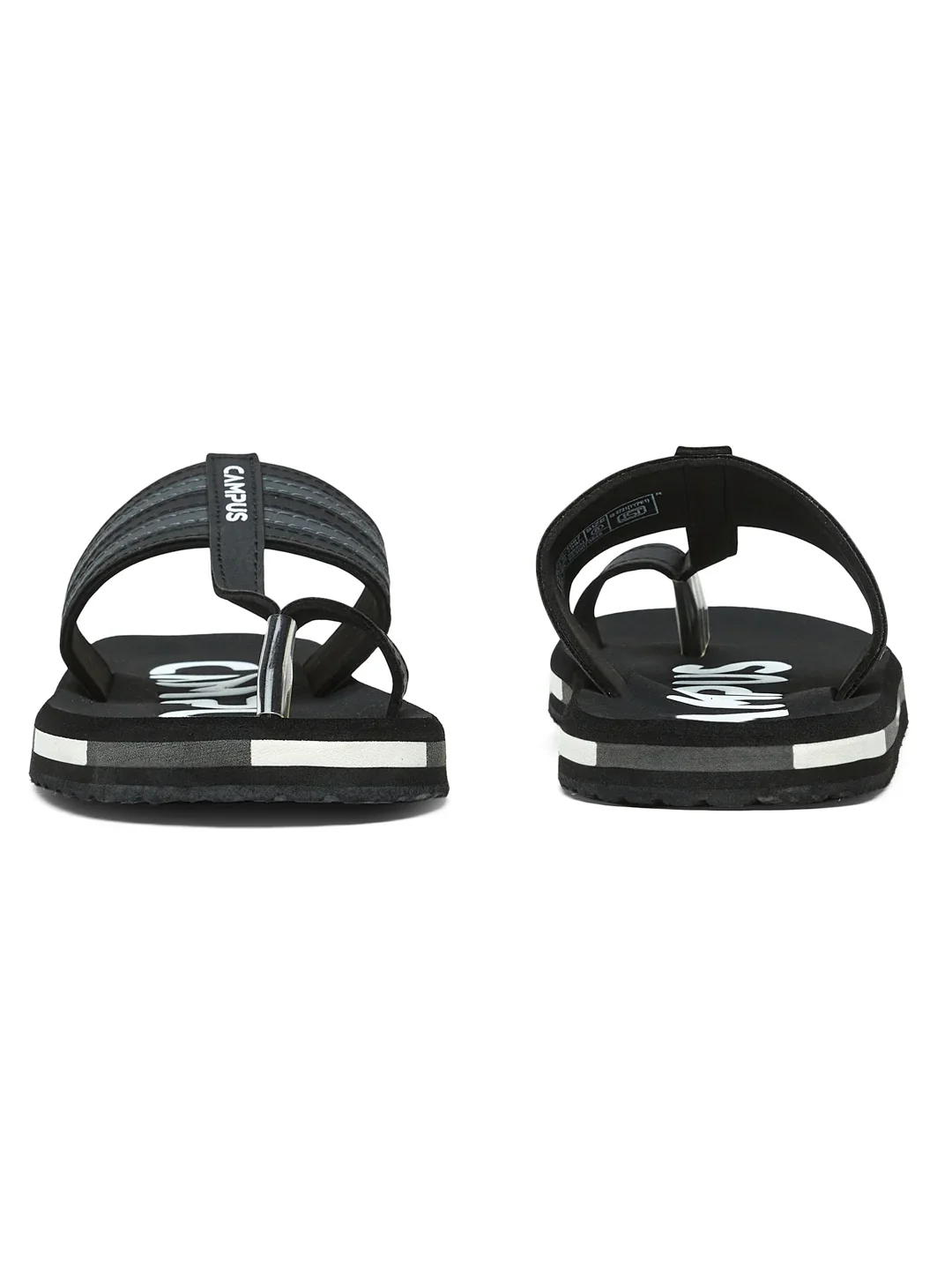 GC-1087 Black Men's Flip Flops - Image 3