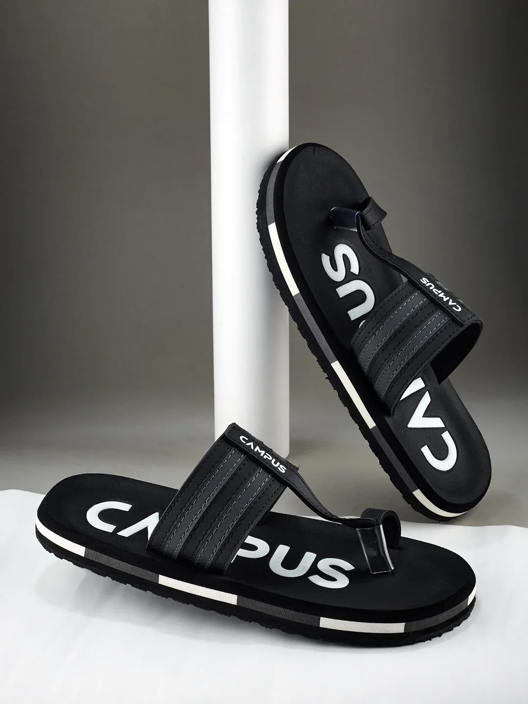 GC-1087 Black Men's Flip Flops - Image 7
