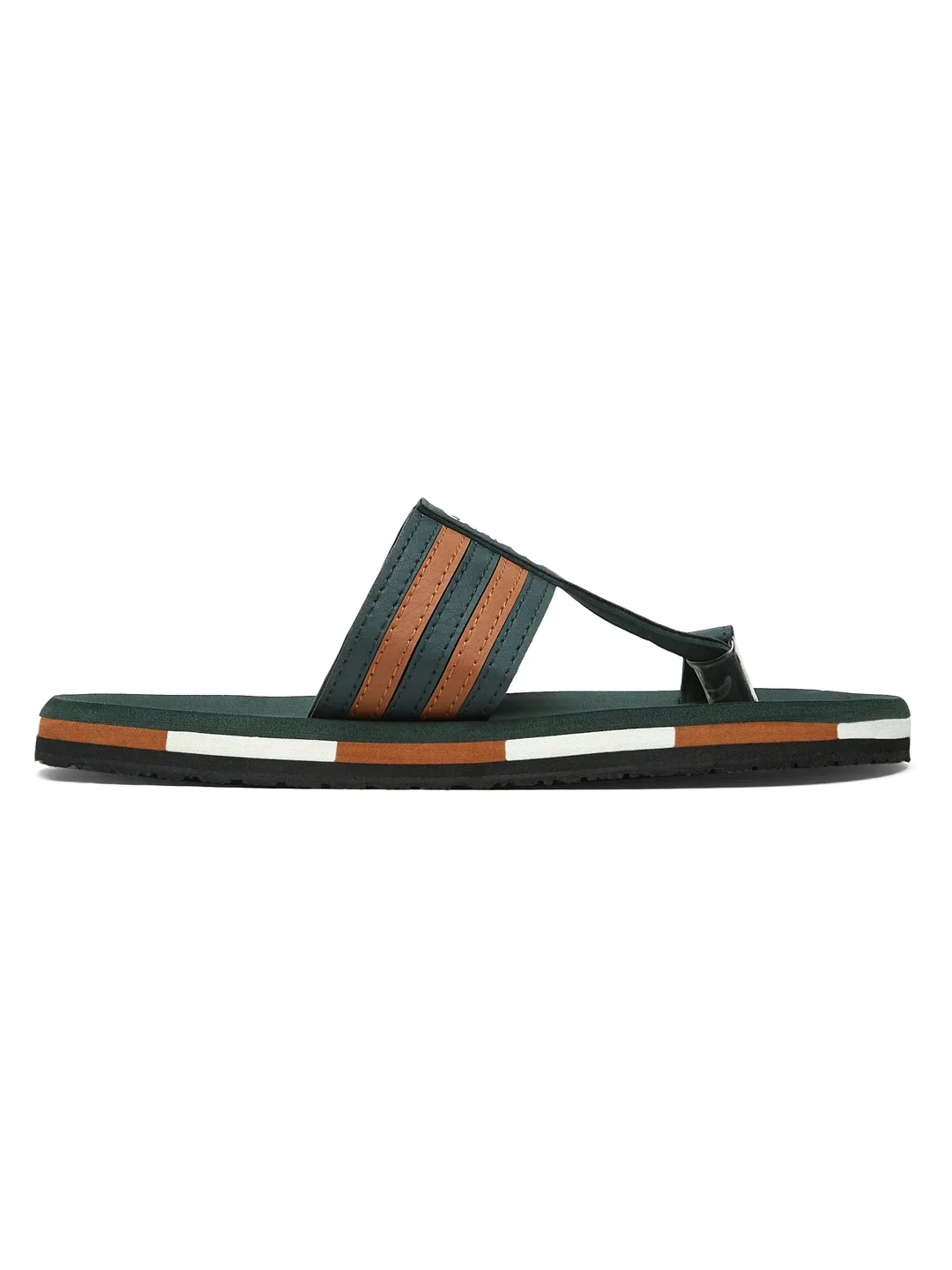 GC-1087 Olive Men's Flip Flops - Image 2