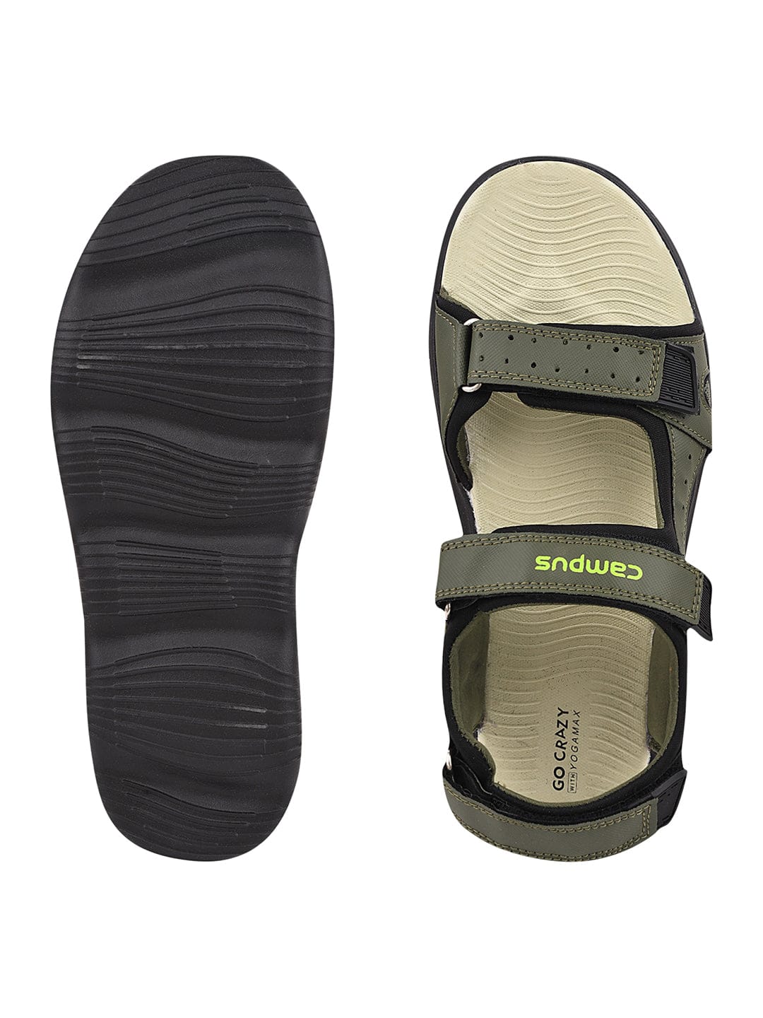 GC-2204 Olive Men's Sandals - Image 3
