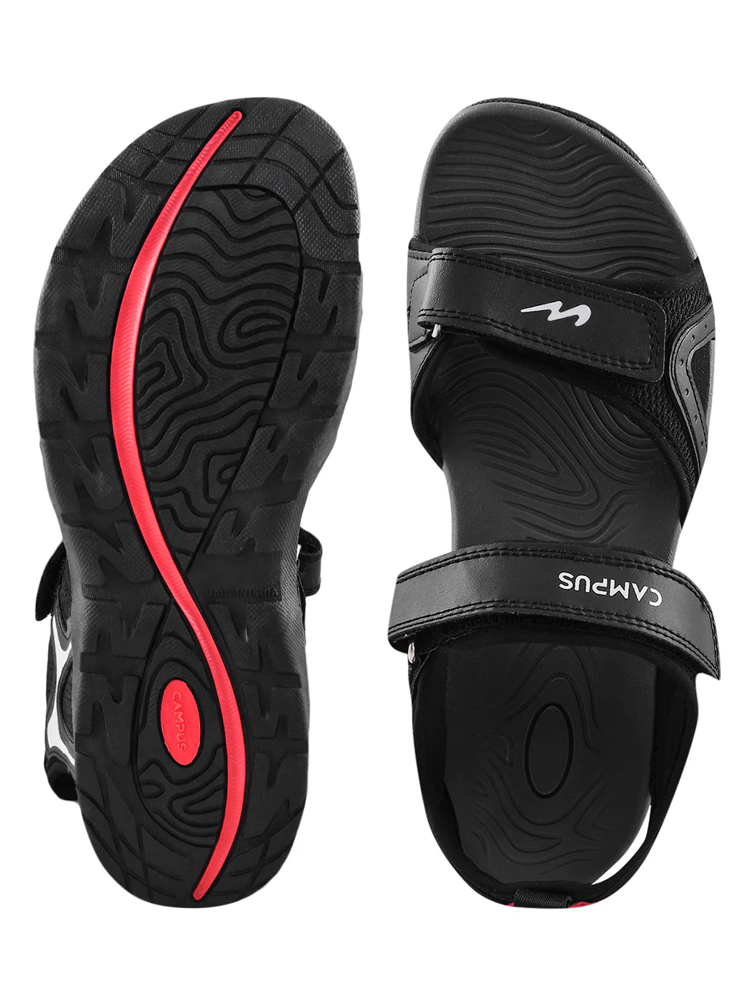 GC-22105 Black Men's Sandals - Image 4