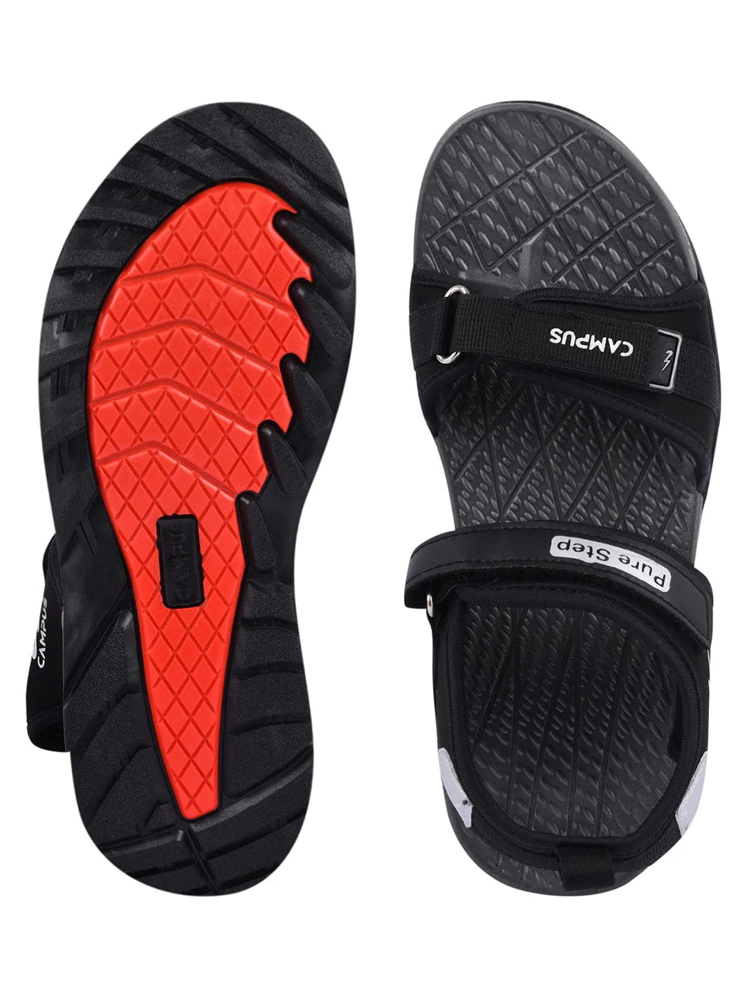 GC-22107 Black Men's Sandals - Image 4