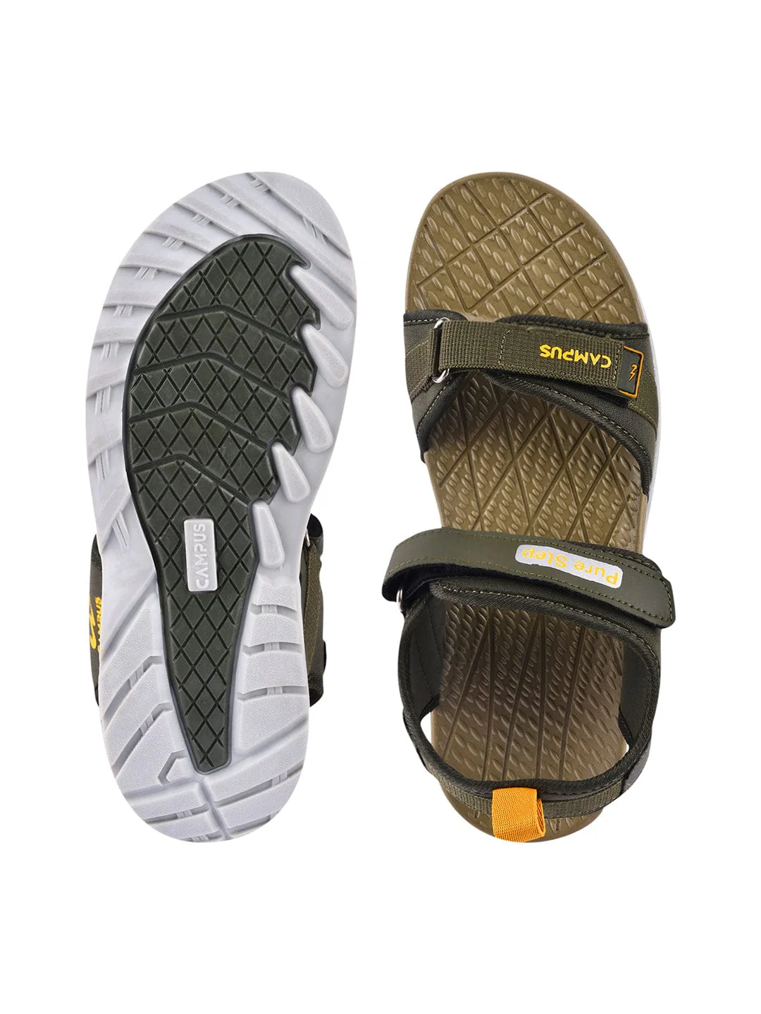 GC-22107 Green Men's Sandals - Image 4