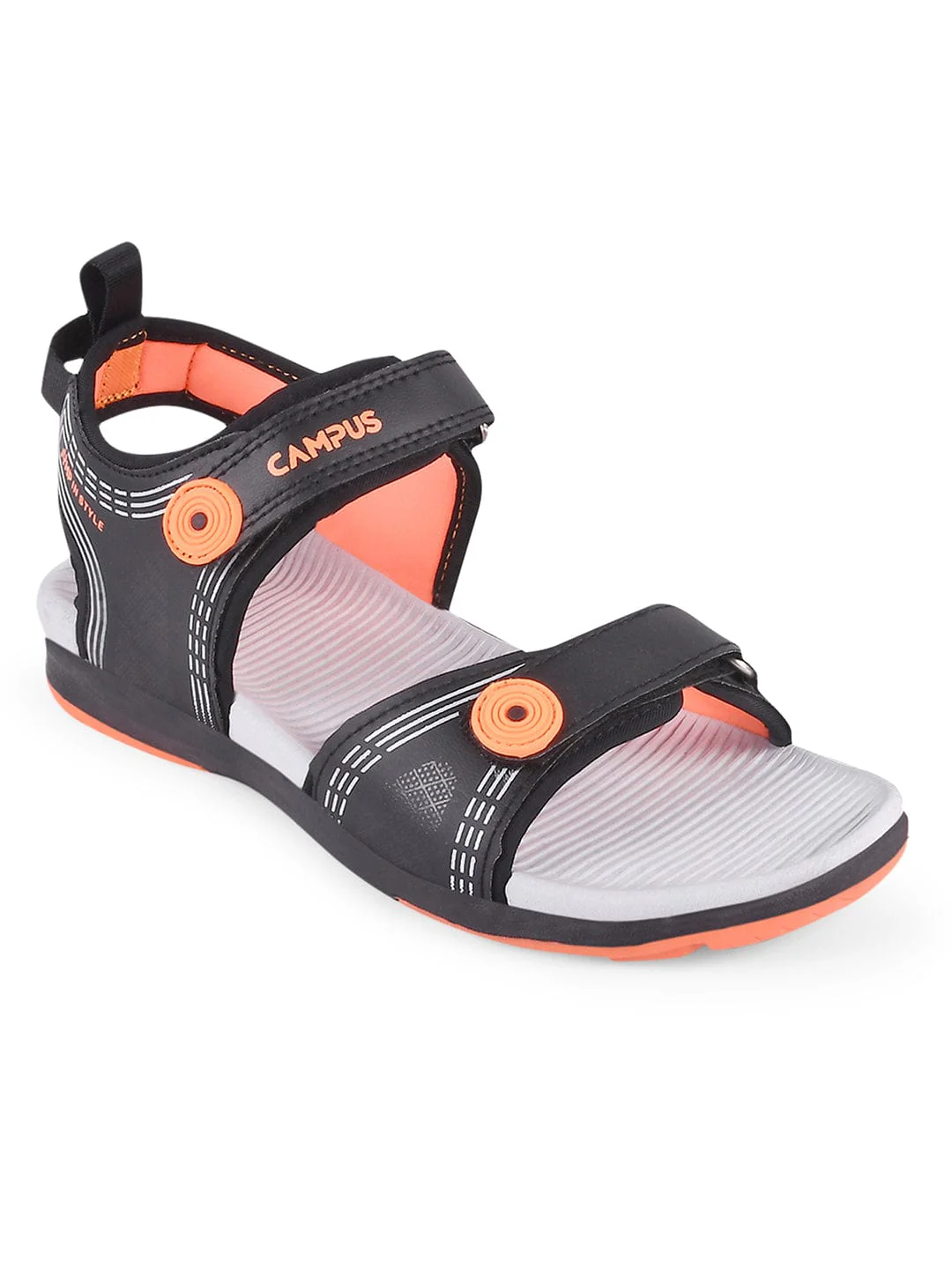 GC-22113C Black Child Sandals - Image 2