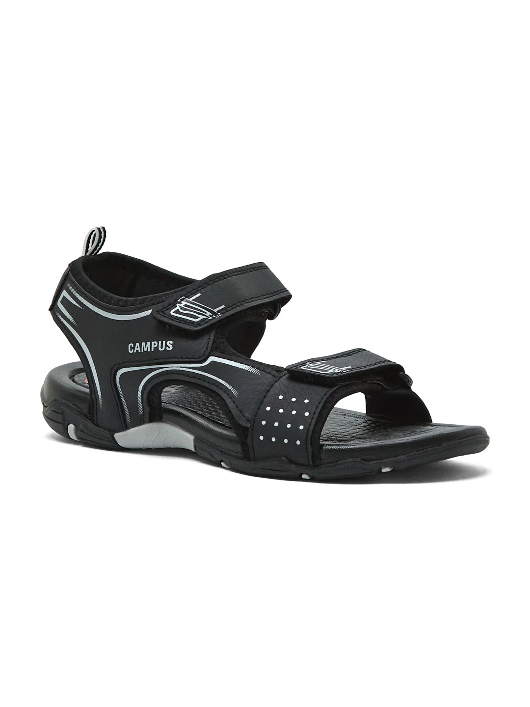 GC-22175 Black Men's Sandals - Image 2
