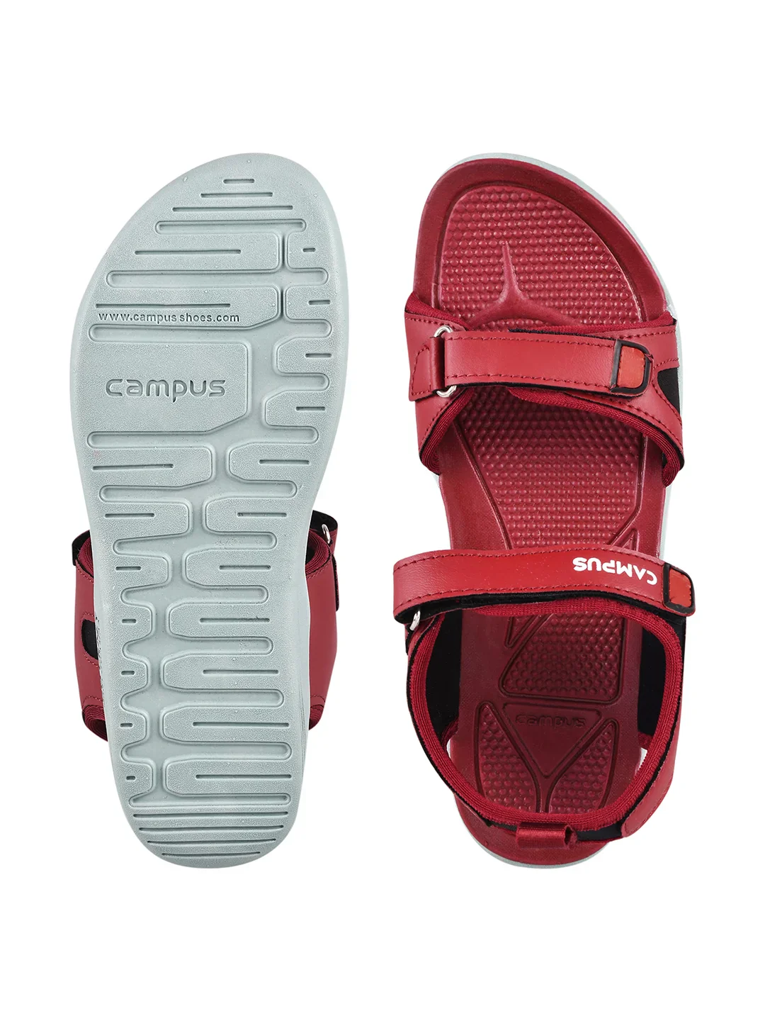 GC-2219L (A) Maroon Women's Sandals - Image 3