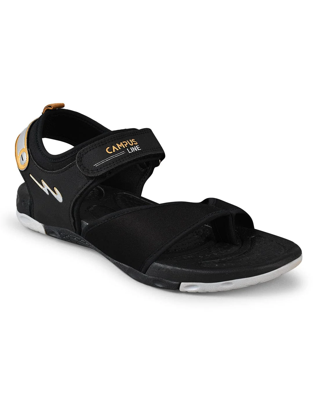 GC-2306 Black Men's Sandals - Image 2
