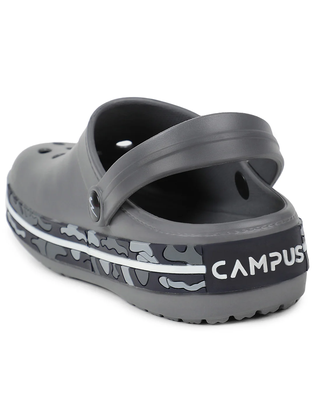 GC-4001 Grey Men's Clogs - Image 4