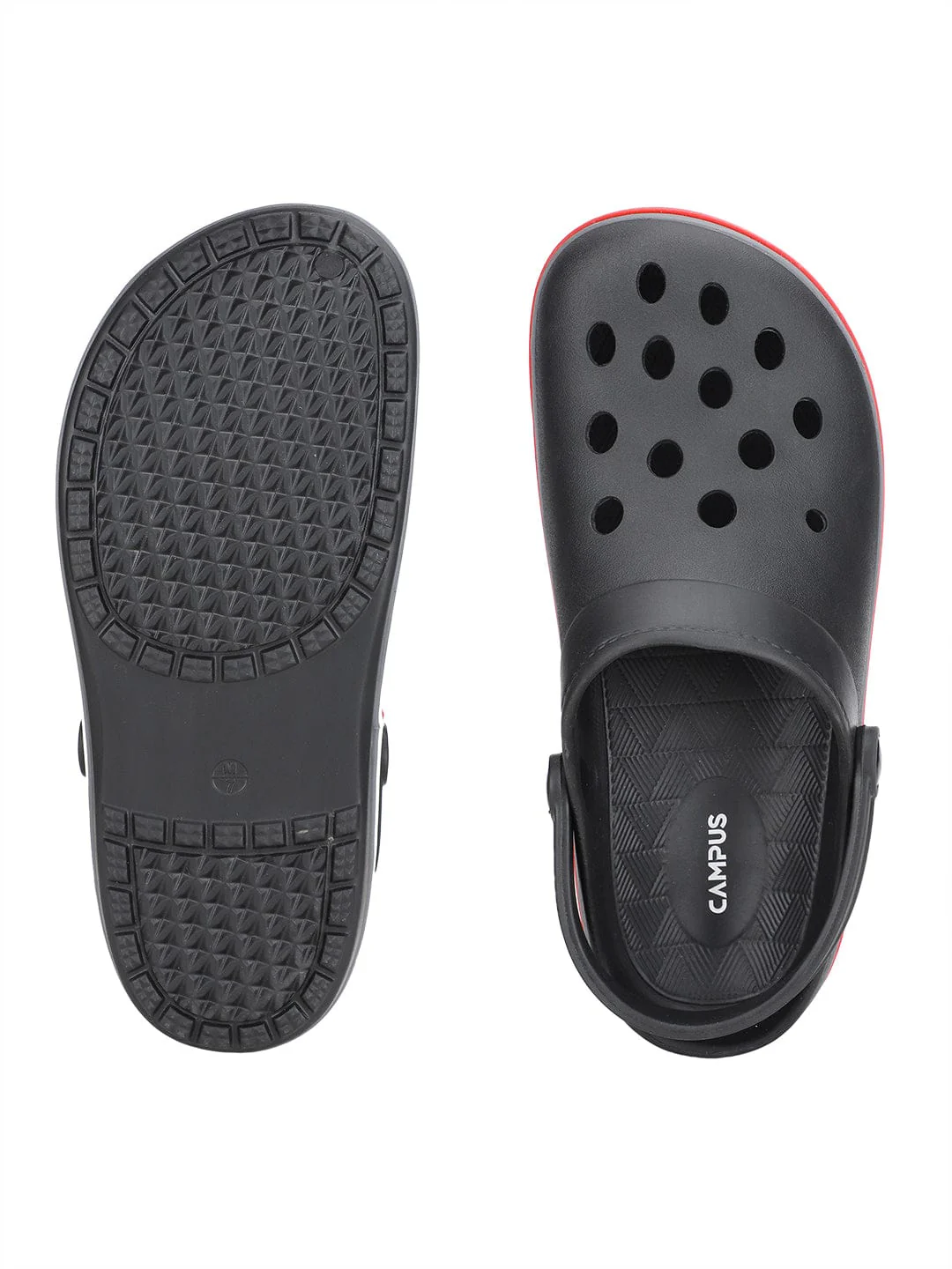 GC-4002 Black Men's Clogs - Image 4