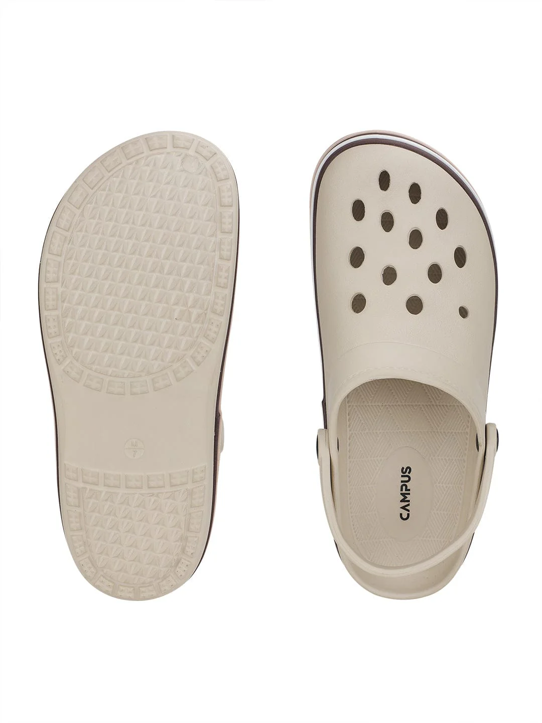 GC-4002 Beige Men's Clogs - Image 4