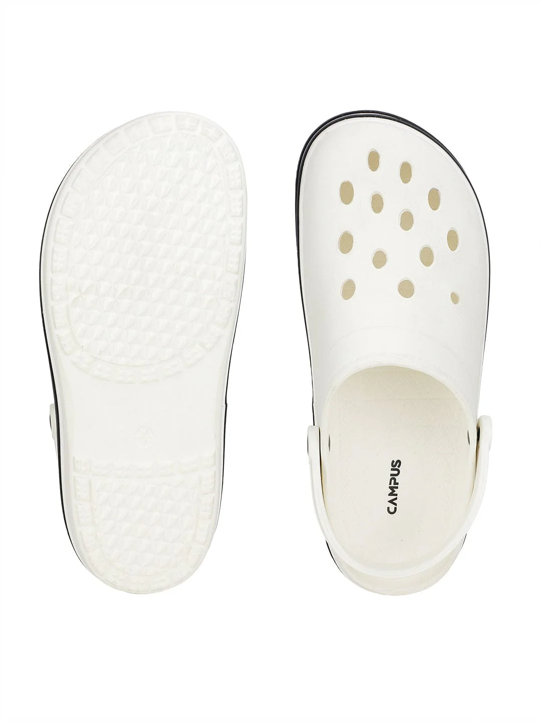 GC-4002 Off White Men's Clogs - Image 4
