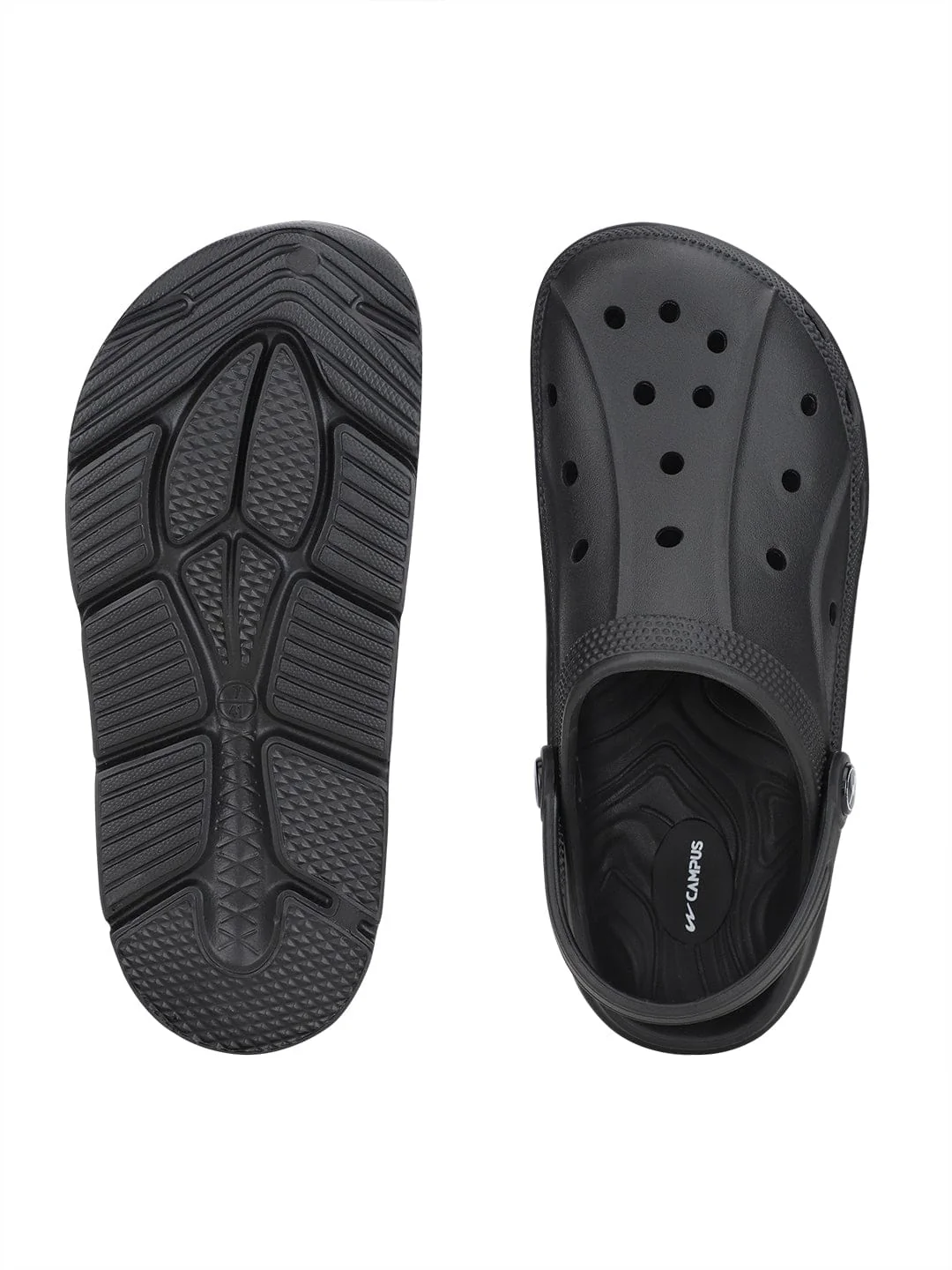 GC-4003 Black Men's Clogs - Image 4