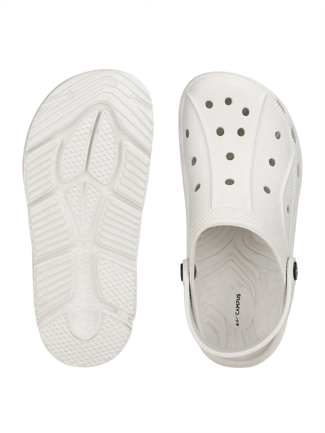 GC-4003 Off White Men's Clogs - Image 4