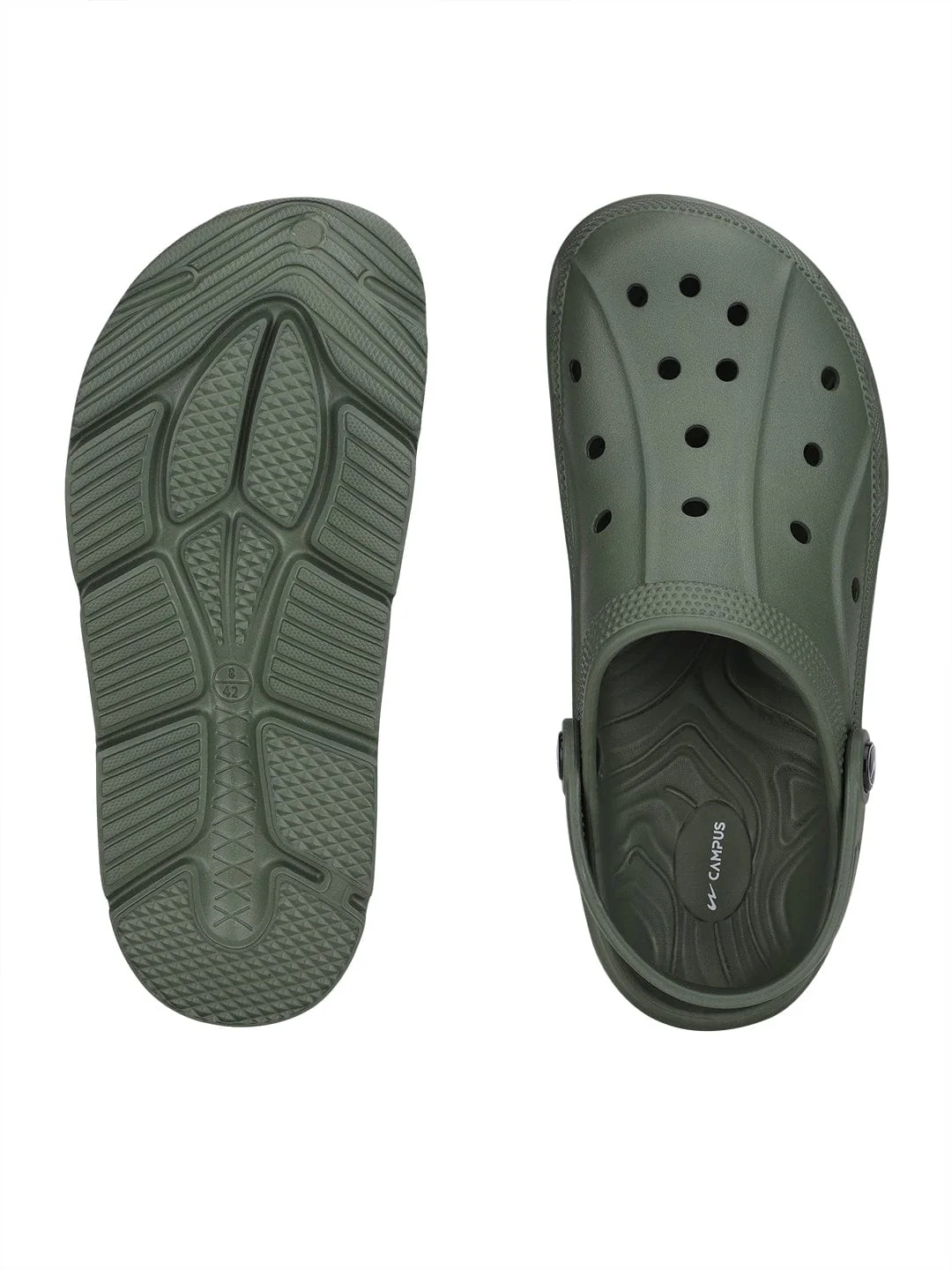 GC-4003 Olive Men's Clogs - Image 4