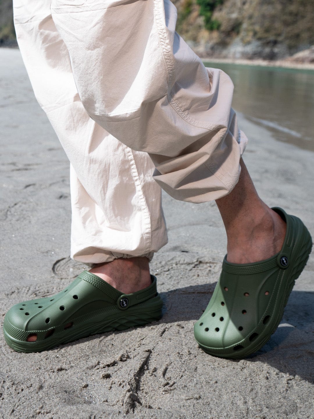 GC-4003 Olive Men's Clogs - Image 5