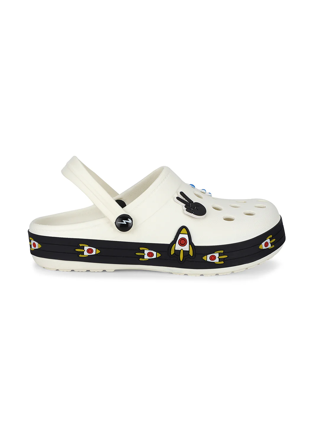 GC-4009C Off White Child Clogs - Image 2
