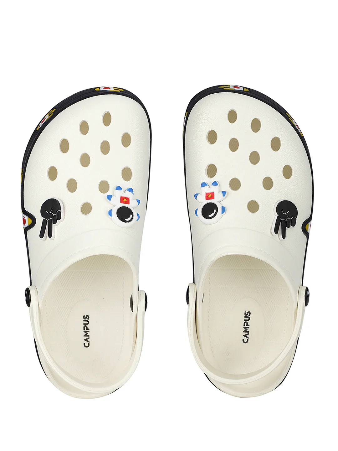 GC-4009C Off White Child Clogs - Image 5