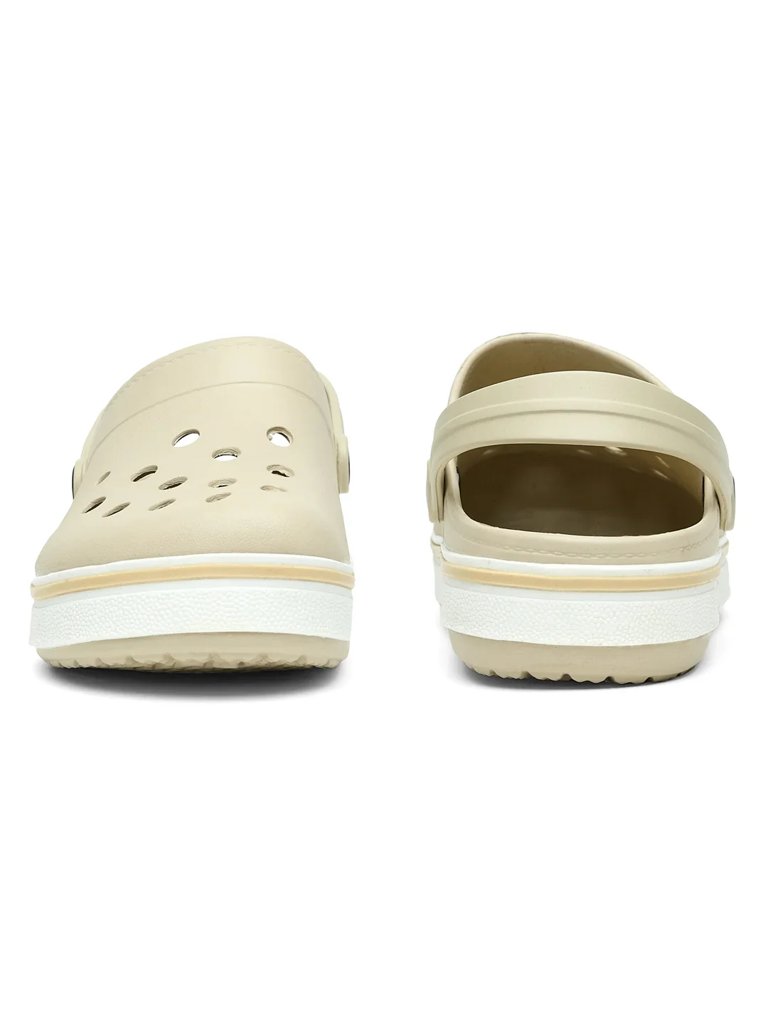 GC-4026 Beige Men's Clogs - Image 3
