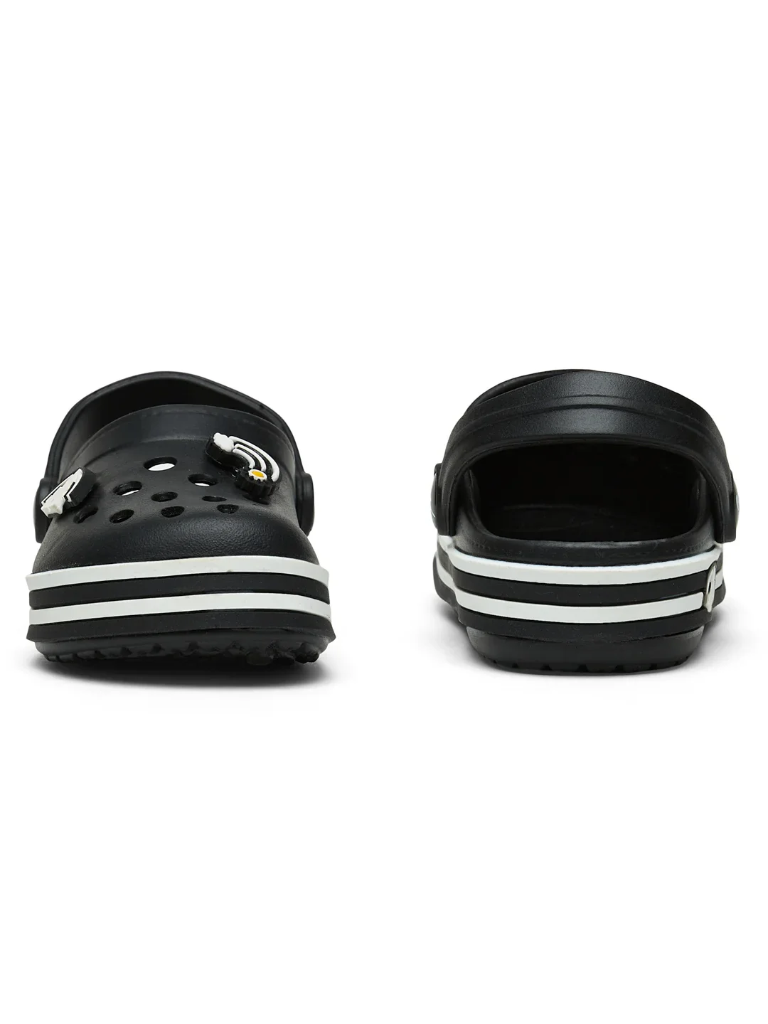 GC-9001K Black Kid's Clogs - Image 3