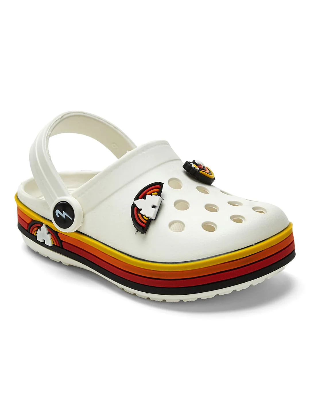 GC-9001K Off White Kid's Clogs - Image 2