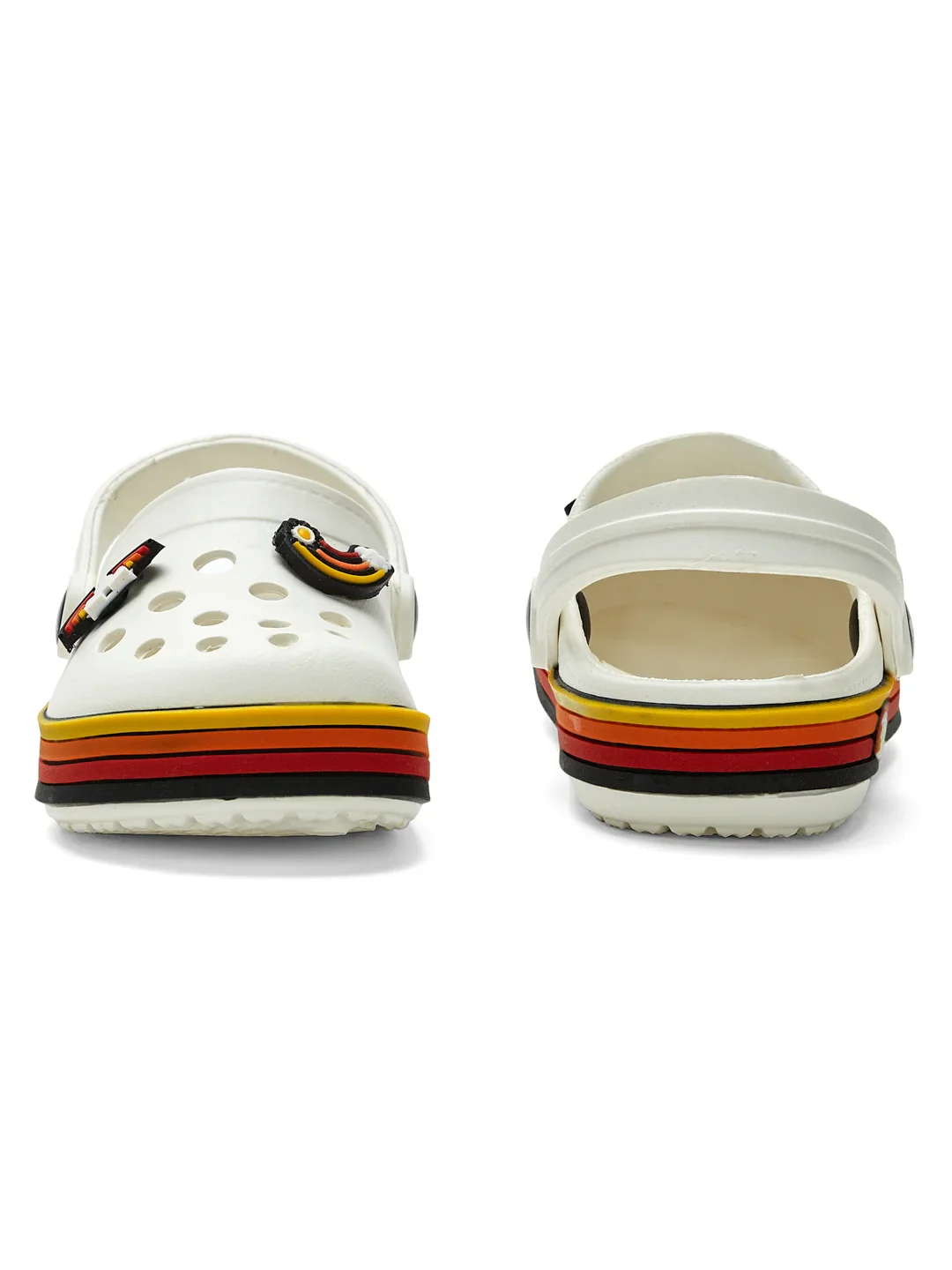 GC-9001K Off White Kid's Clogs - Image 3