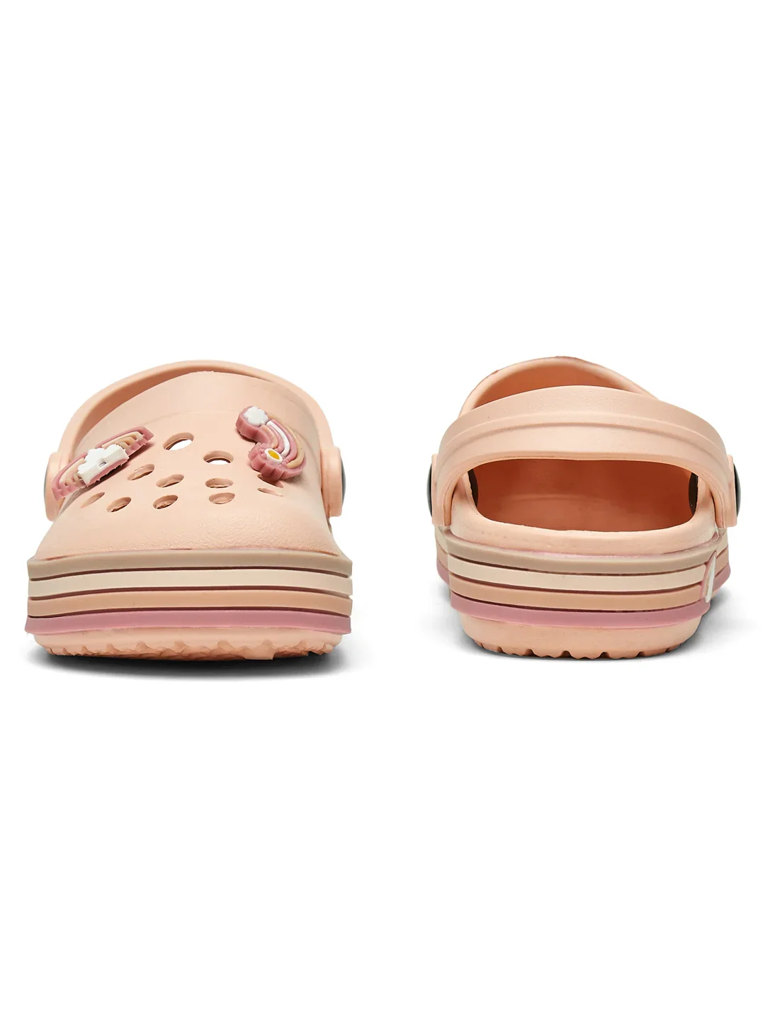 GC-9001K Peach Kid's Clogs - Image 2