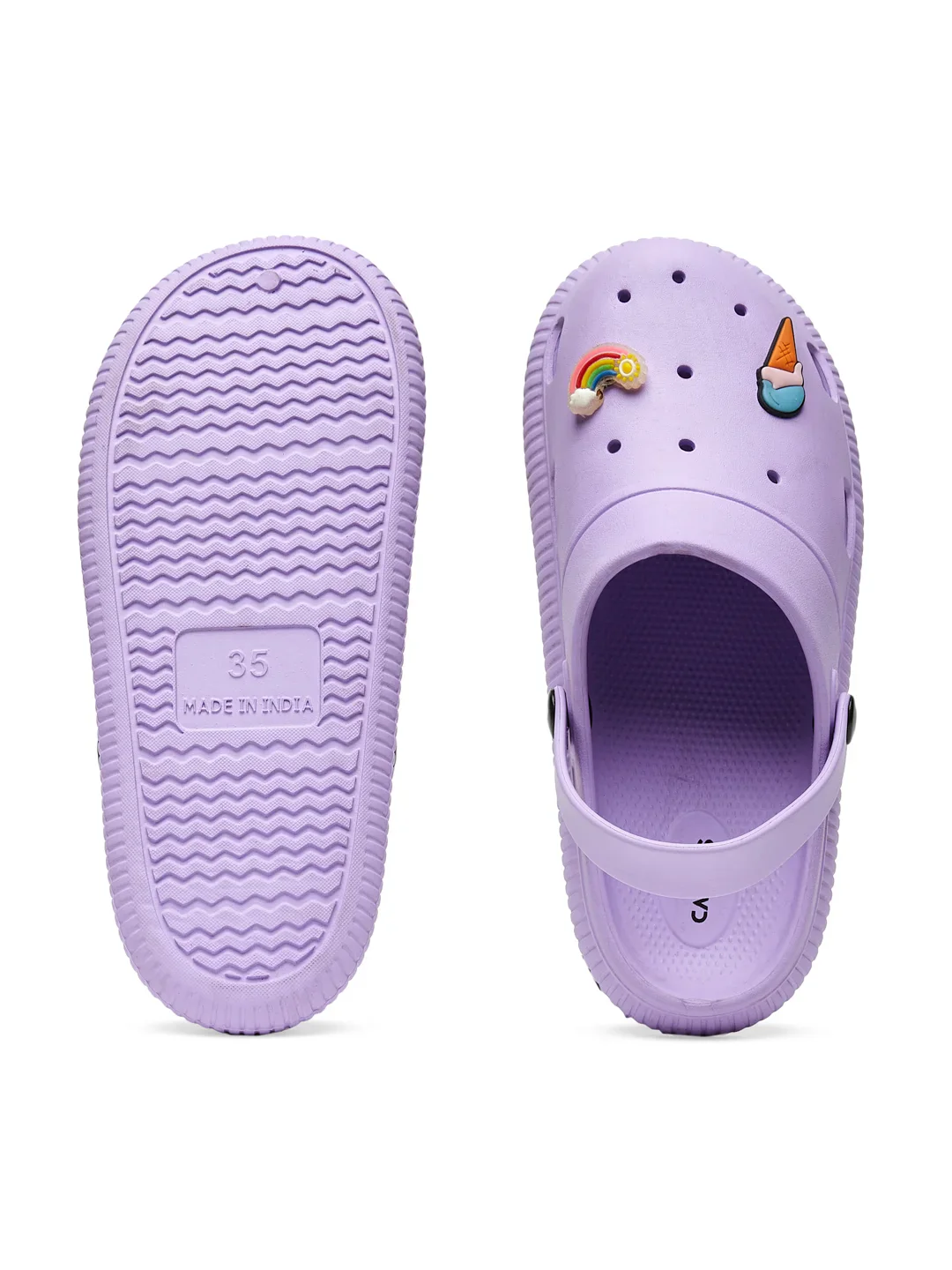 GC-9002C Purple Child Clogs - Image 4
