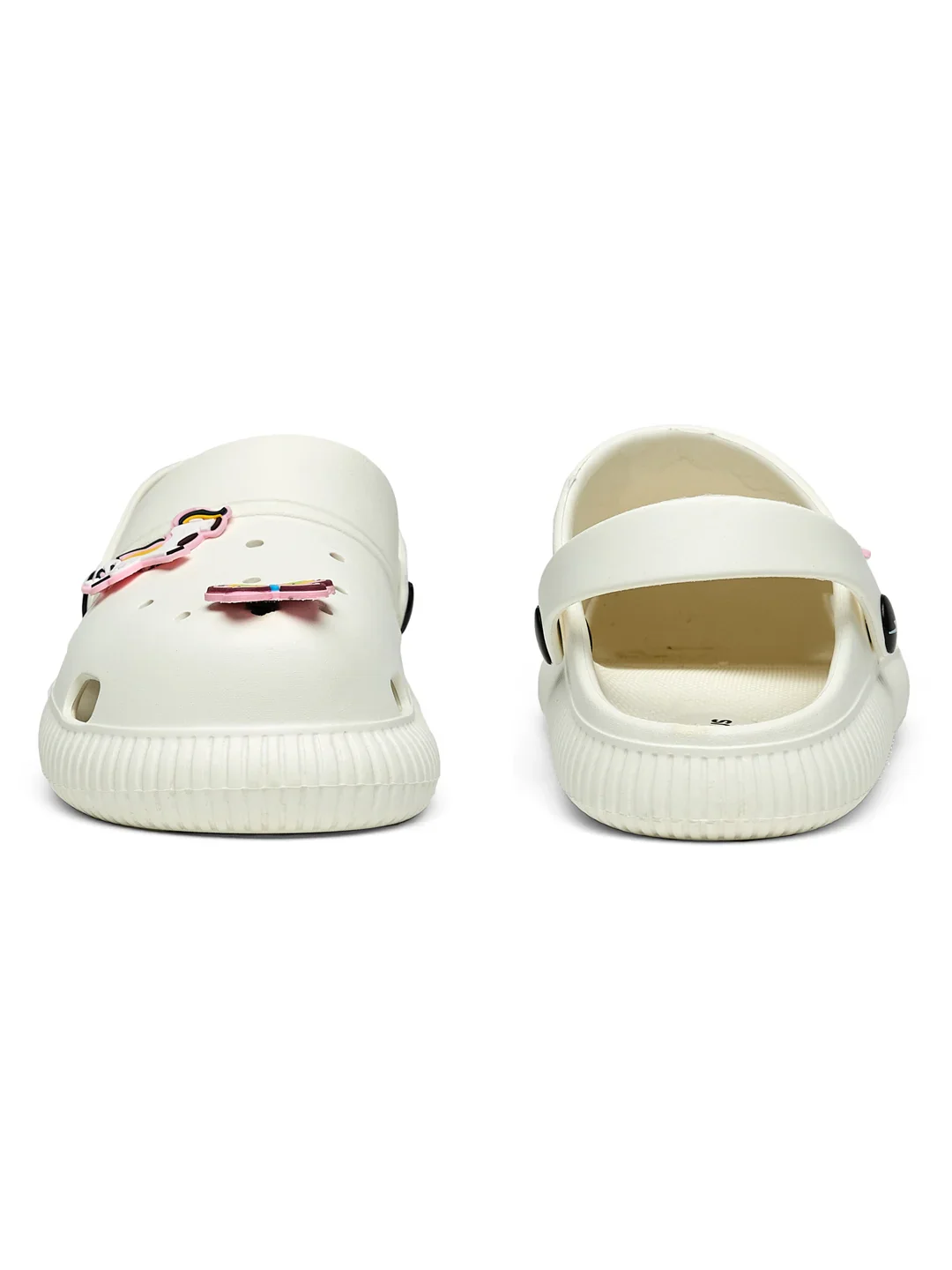 GC-9002C White Child Clogs - Image 3