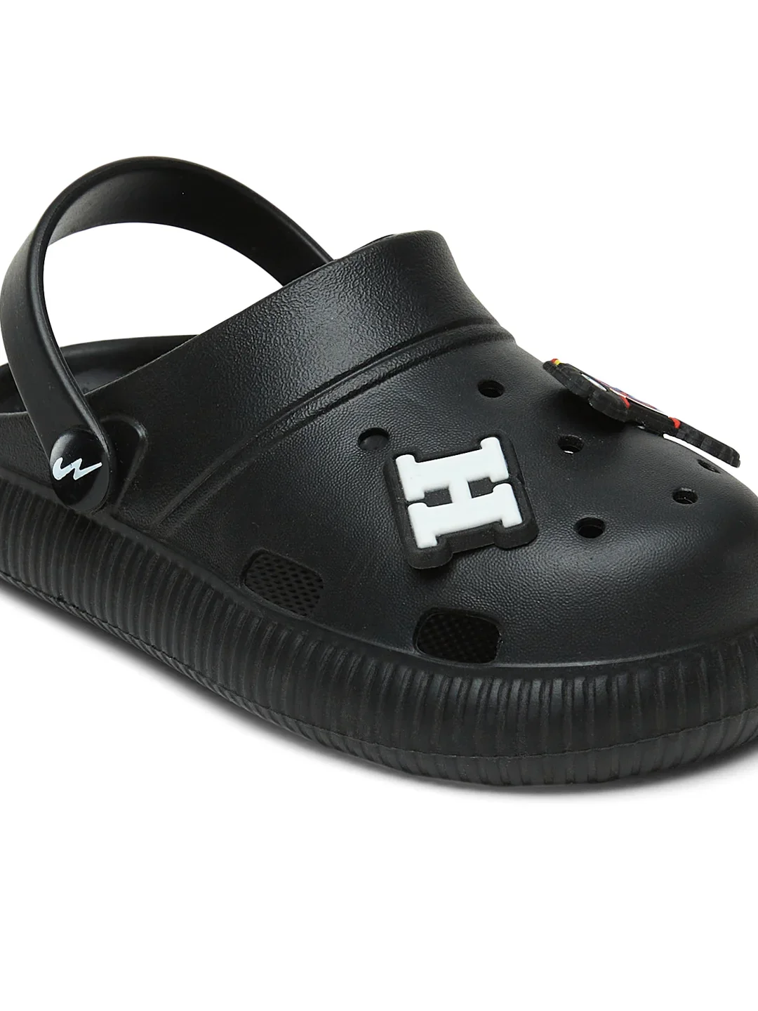 GC-9002K Black Kid's Clogs - Image 6