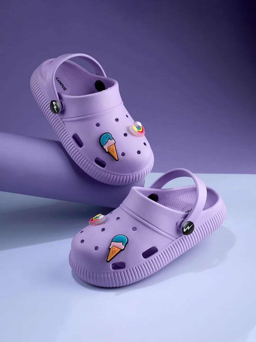 GC-9002K Purple Kid's Clogs - Image 7