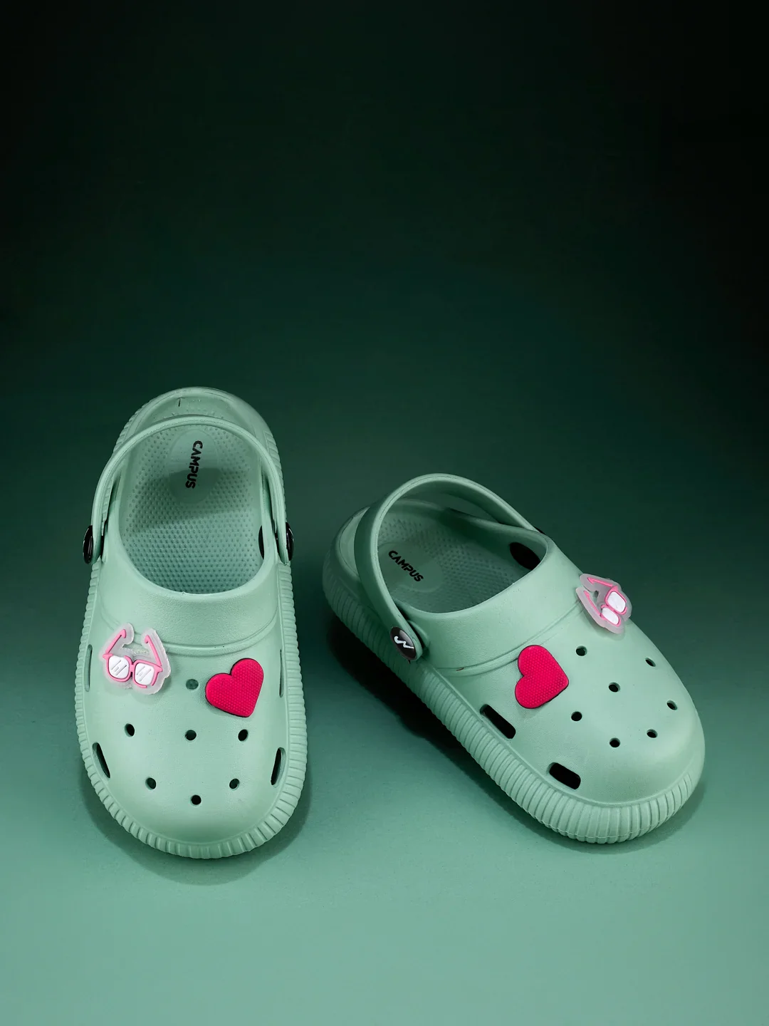 GC-9002K Green Kid's Clogs - Image 6