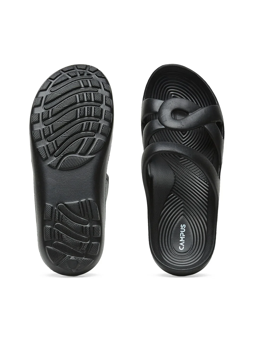 GCW-7001 Black Women's Flip Flops - Image 4