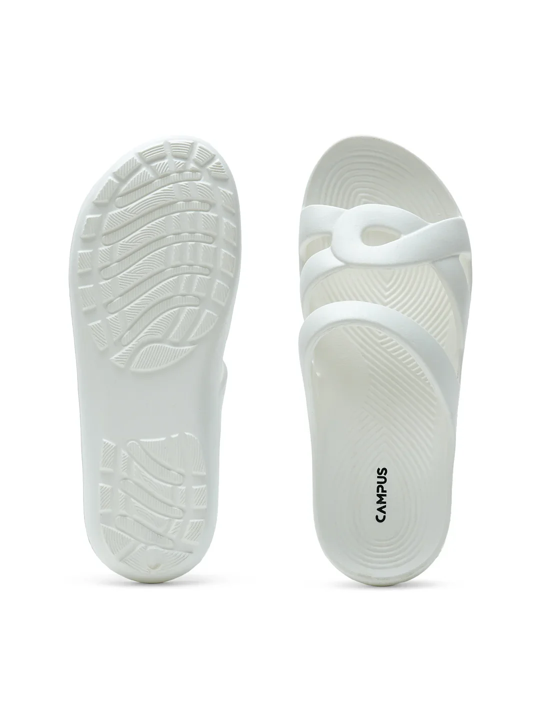 GCW-7001 White Women's Flip Flops - Image 4