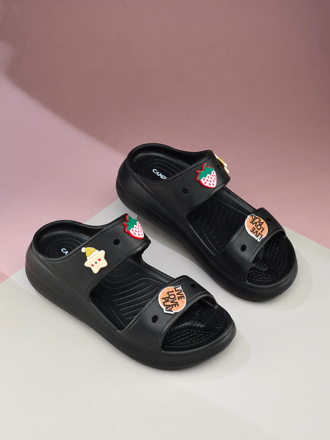 GCW-7004 Black Women's Clogs - Image 7