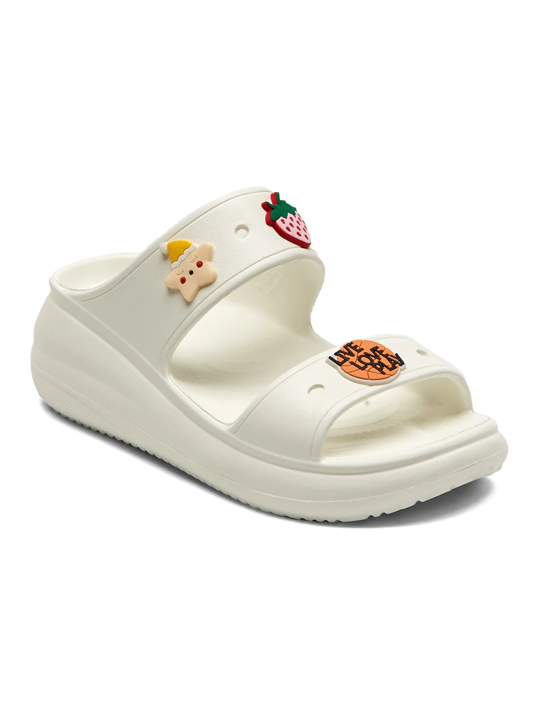 GCW-7004 White Women's Clogs - Image 2