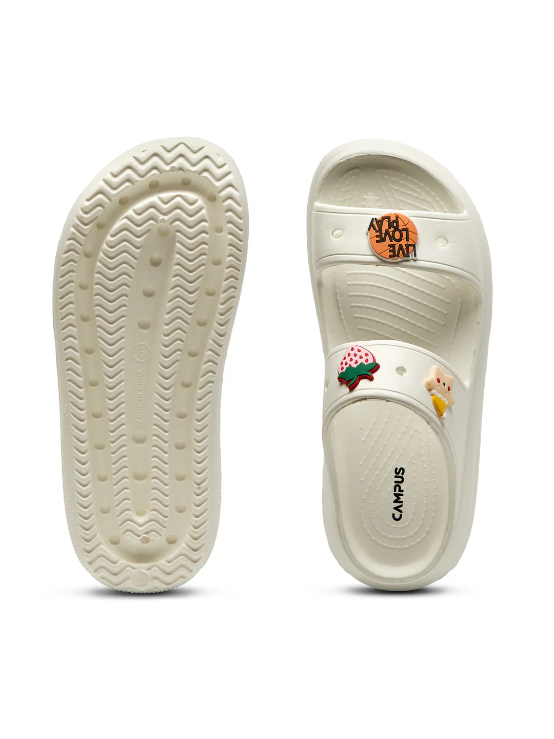 GCW-7004 White Women's Clogs - Image 4