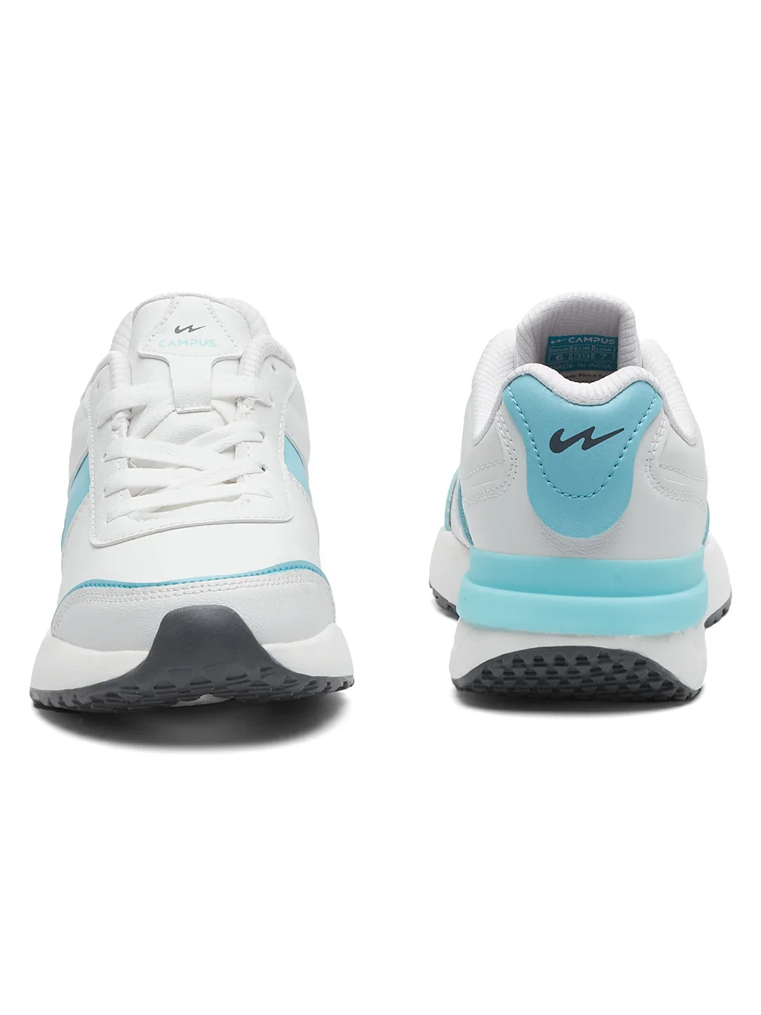 GLAMS White Women's Sneakers - Image 4