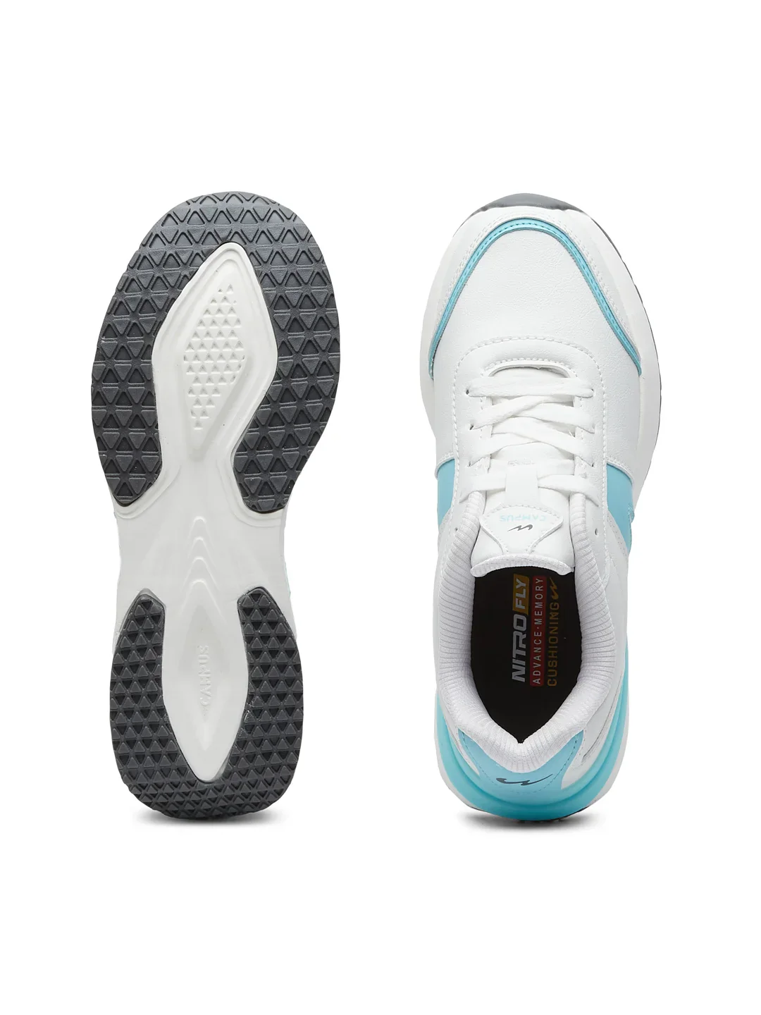 GLAMS White Women's Sneakers - Image 5