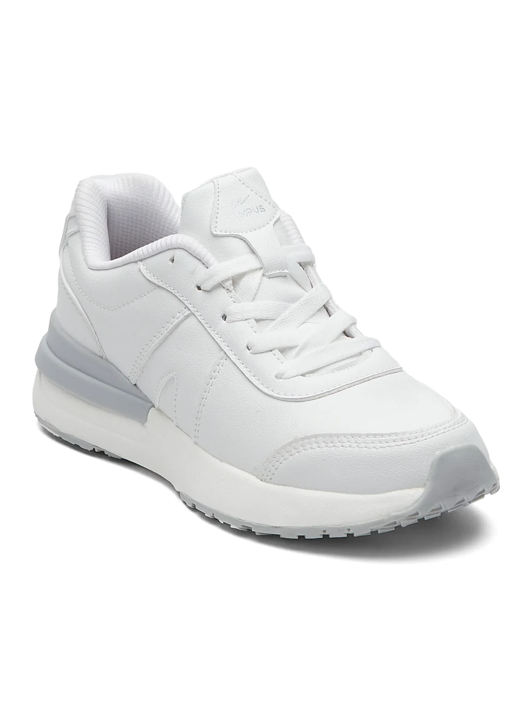 GLAMS White Women's Sneakers - Image 3