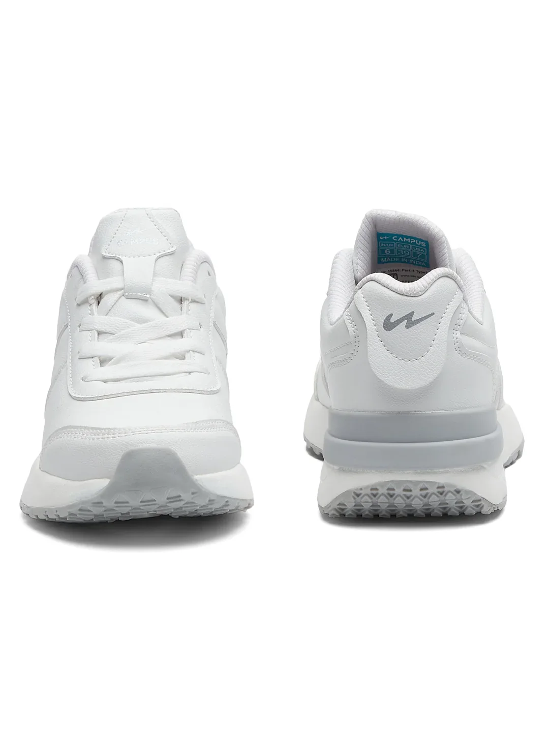 GLAMS White Women's Sneakers - Image 4