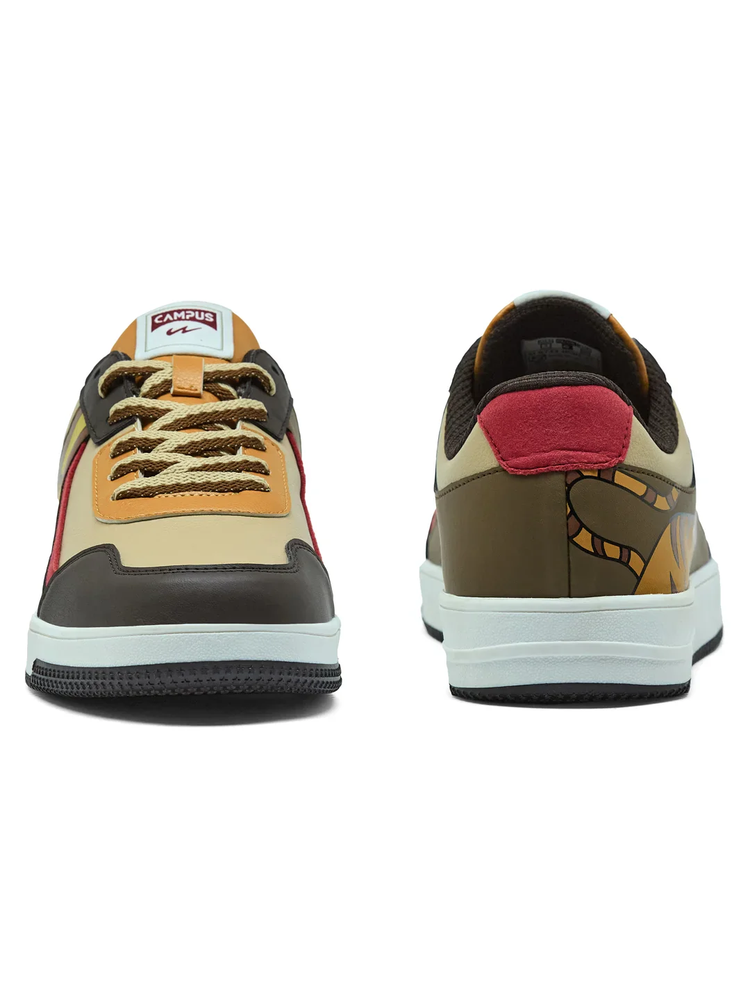 GLIDE Brown Women's Sneakers - Image 4