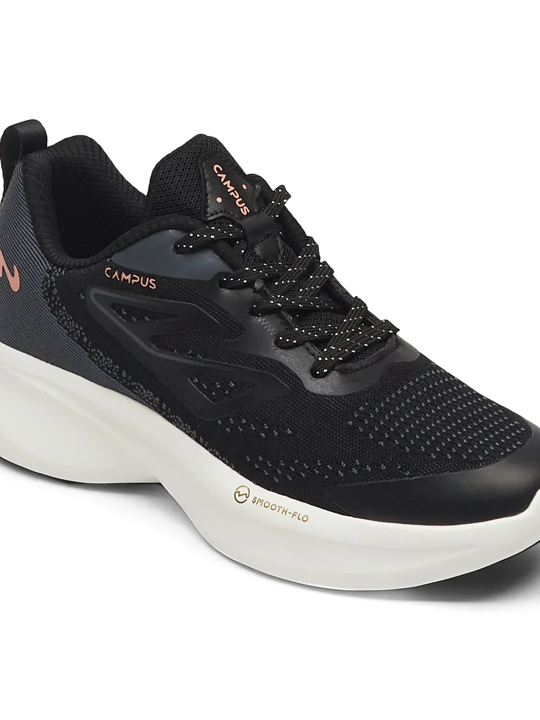 GLIMPSE Black Women's Running Shoes - Image 7