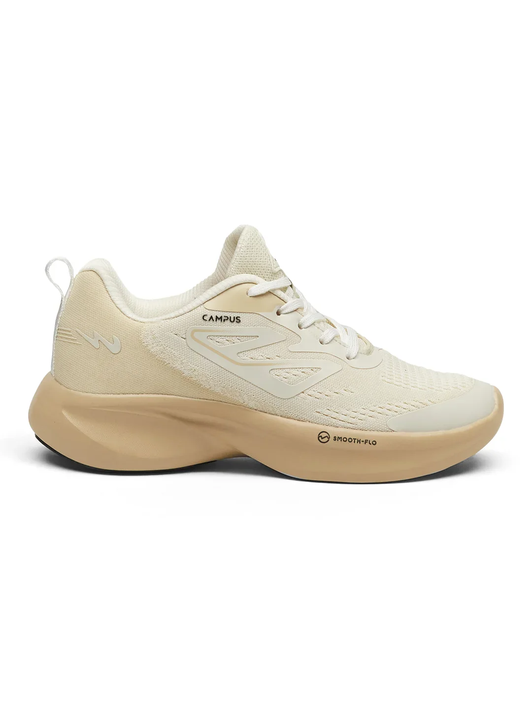GLIMPSE Off White Women's Running Shoes - Image 2
