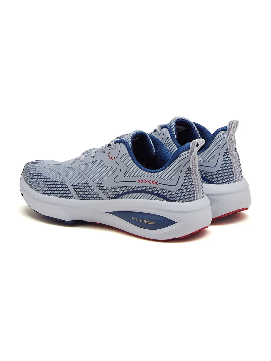 GLITCH Grey Men's Running Shoes - Image 5