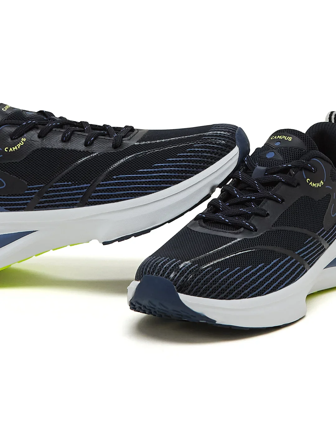 GLITCH Navy Men's Running Shoes - Image 7