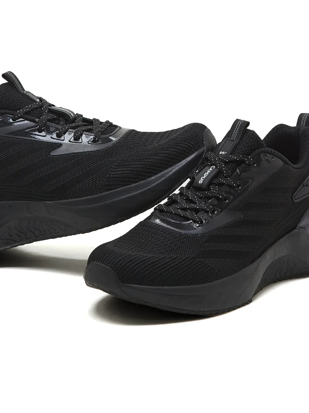 GLOAM Black Men's Running Shoes - Image 7